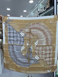 🎀Hermes Masan & Masan Silk Scarf 90*90 愛馬仕絲巾圍巾 爆款名款“雙馬織情”“兩馬織情” 90*90