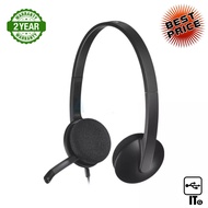 Headset LOGITECH Stereo (H340) Black ประกัน 2Y หูฟัง หูฟังเล่นเกม หูฟังคอม หูฟังเกมส์มิ่ง หูฟังเล่นเกมส์ หูฟังเล่นเกมส์ pubg หูฟังเกมเมอร์ หูฟังเกม gaming headset