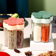 AM 5-in-1 Multipurpose Kitchen Spice Jar 5-in-1 Spice Bottle Jar Flower-Shaped Spice Container/