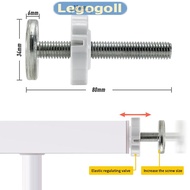 Legogoll 1/4pcs White M8 M10 Baby Gate Spare Kit - Pressure Fit Spindles & Screw Bolts For Safety Ga