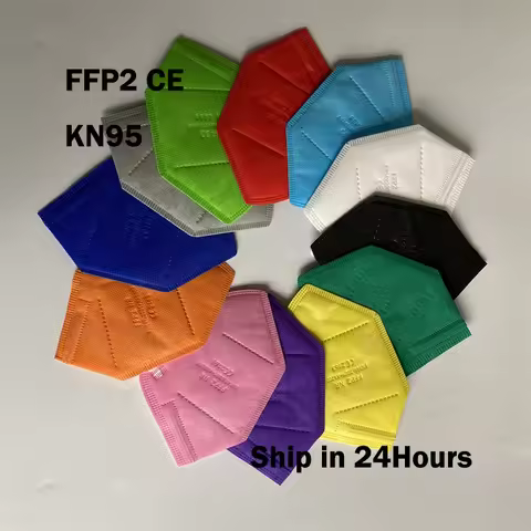 masks ffp2 face masks KN95 colors security protection masks n k 95 ffp 2 originais 5ply mask pff2 n9