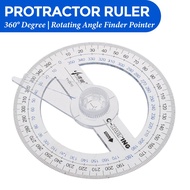 Protractor Ruler 180° // 360° Degree Math Geometry Geometric Angle Measurement Precision 180° / 360°