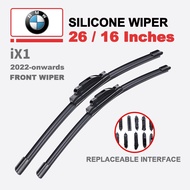 BMW iX1 wiper blade set for 2022-onwards  front window silicone car windshield wipers