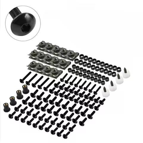 Motorcycle Fairing Body Screws Complete Set for YAMAHA YZF-R15V3/V4/R1/R6 MT-07/09/10 FZ-S/25 TMAX X