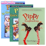 Milu Pippi Longstocking หนังสือภาษาอังกฤษดั้งเดิม