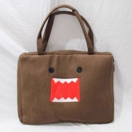 日本 どーもくん Domo君 多摩君 啡色棉布 手挽袋