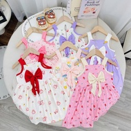 BAJU BUDAK PEREMPUAN DRESS BUDAK PEREMPUAN BAJU JALAN BAJU RAYA DRESS SLEEVELESS GIRL KIDS 9-20kg