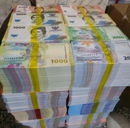 1000 Lembar 1 gepok uang mainan seri terbaru