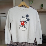 CN Crewneck DISNEY henus Edwin second Original size S LD 90 panjang 55