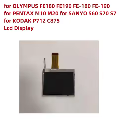 Alideao-LCD Display Screen For OLYMPUS FE180 FE190 FE-180 FE-190 for PENTAX M10 M20 SANYO S60 S70 S7