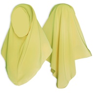 TUDUNG SEKOLAH KOSHIBO 2LAPIS tudung sekolah licin