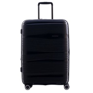 CAGGIONI กระเป๋าเดินทาง รุ่นบอสโก (Bosco) 18081 - สีดำ [20นิ้ว/24นิ้ว/28นิ้ว] วัสดุโพลีพร็อพไพลีน PP