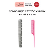 Combo of YS-339 hair cutting comb and YS-101 chemical comb, genuine Ys Park imported from Japan