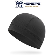 MENSPE Men Cycling Cap Unisex Melon Beanie Hats Breathable Mesh Design Ice Silk Hat Adjustable Briml