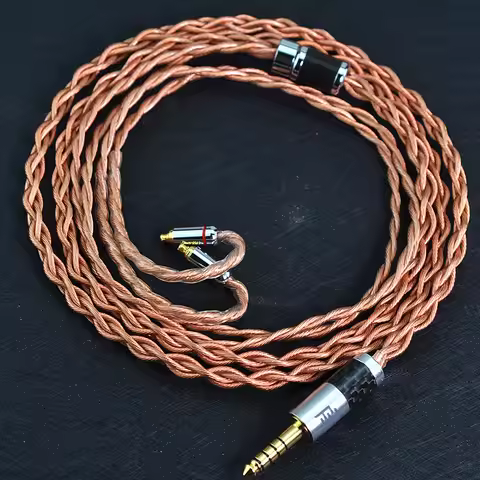 4-Core 6N OCC Headphone Cable MMCX 0.78 2Pin N5005 IE300 QDC IE400PRO Single End 2.5mm Balanced 4.4m