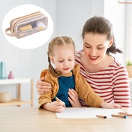 Clear Pencil Case with Zipper Wide Opening Simple Pencil Cases