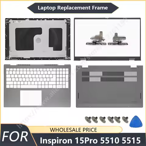 NEW For Dell Inspiron 15Pro 5510 5515 P106F Laptop LCD Back Cover Front Bezel Palmrest Bottom Case L