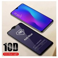 (Fast) Tempered Glass Blue 10D OPPO A57 A71 RENO 2 RENO 4 F3 F7 RL 3 PRO X RENO 6.6 6.4 10X Full Ant
