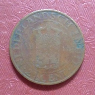 Koin Benggol Nederlandsch Indie 2½ Cent 1915 Uang Kuno 2,5 TP30pw