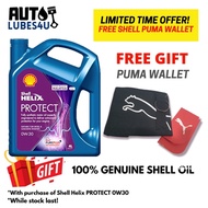 Shell Helix Protect 0W30 4L Fully Synthetic (FOC Puma Wallet) - Untuk Pasaran Malaysia