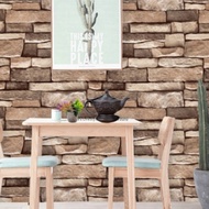 Roll 10m Of 3D Stone Wallpaper 45cm Wide