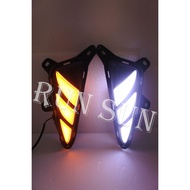 R RUN SUN Car Light, Material Toyota 16 17 18 CHR C-HR LED Light Column Two-Color White Yellow Dayti