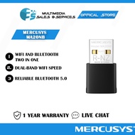 MERCUSYS MA20NB AC650 Nano Wi-Fi Bluetooth USB Adapter
