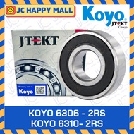KOYO 6306 2RS 6307 2RS 6308 2RS 6309 2RS 6310 2RS 1 Ball Bearing MADE IN JAPAN