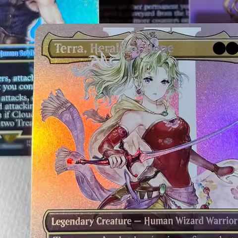 FCA FIN FIC PIP LTR FOIL4-002 magical cards Ancient Copper Tcg proxy Celes, Rune Knight Traveling Ch