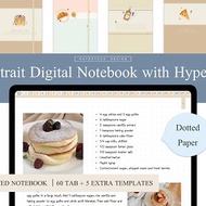 數碼 Portrait Digital Notebook (Dotted Paper) for Goodnotes, Notability etc.