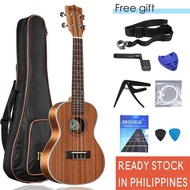 【Local Shipment】Initer Reliable Quality Concert Ukulele 21"/23"/26" Sapelewood Ukelele With Free B7a