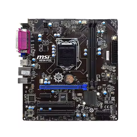 For MSI H81M P32L motherboard H81 LGA1150 2*DDR3 16G M-ATX Tested ok
