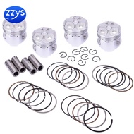 4 Sets Motorcycle Piston Kit STD 48mm 48.25mm 48.5mm Pin 14mm 1HX for YAMAHA FZ250 FZR250R FZ FZR 25