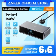 Anker Prime 14-in-1 Docking Station 8K Triple Display 140W Fast Charger DisplayLink Multi Plug A83B3