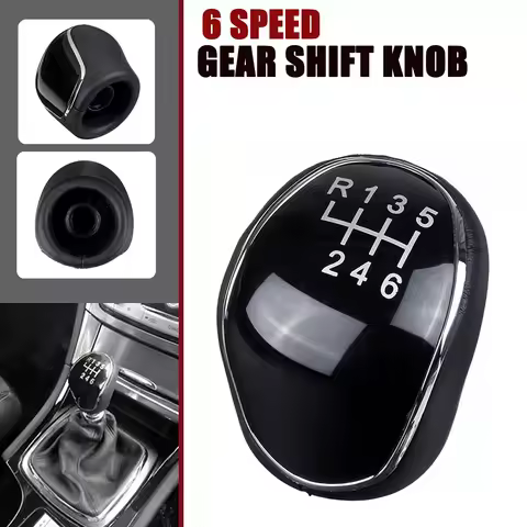 Driving Enhancement Black Gear Shift Knob Size As The Picture Shows Clear 6-speed Scheme Enhances Dr