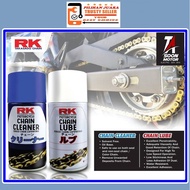 RK MOTORCYCLE CHAIN CLEANER & CHAIN LUBE / RKM / RK TAKASAGO / MINYAK RANTAI / MINYAK PELINCIR / 100