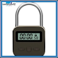 [JTFY] For Smart  for Time Lock LCD Display Time Lock Multifunction Travel Electronic Timer,  USB Re