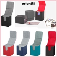 ORIENTLIIY Game MTG Trading Card Holder, PU Collectible Game Deck Box, Collection Box Box Storage Pr