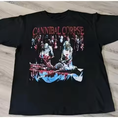Vintage 2002 Cannibal Corpse Band T Shirt L Butchered At Birth Death Metal