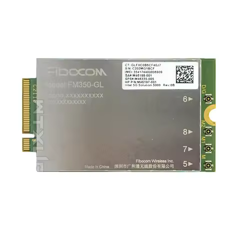 Fibocom FM350-GL-16 LTE Cat16 Module HP Laptop 4G LTE-A Pro CAT-16 WWAN Card Built-in Esim Pcie Inte