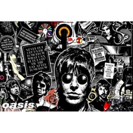 Oasis poster Band Music Picture Wall Mount Beautiful 34.5 x 23.5 Inches (88 x 60 Cm.approximate)