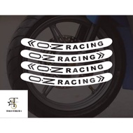 OZ RACING rim stickers