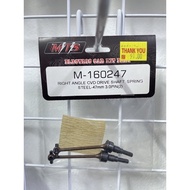 SNRC 1/10 M-160247 RIGHT ANGLE CVD DRIVE SHAFT SPRING STEEL-47mm 3.0PIN（2）For R3G R3 R3C