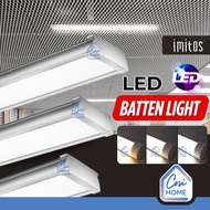 IMITOS 40W LED Linear Batten Light Surface Mounted Ceiling Tube Light Louver LED Fitting for Home Of