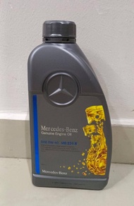 0009895204 ORIGINAL MERCEDES ENGINE OIL SAE 5W40 FULLY SYNTHETIC 1 LITER 229.50
