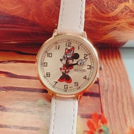 Mickey Mouse Minnie นาฬิกาเด็กแฟชั่นน่ารักการ์ตูนควอตซ์นาฬิกานาฬิกาข้อมือขนาดเล็กสุภาพสตรีนาฬิกา