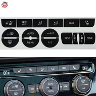 For TOURAN 16 18 AC Control Button Repair Kit Durable &amp; Practical Vinyl Stickers