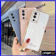 Casing OPPO A55 4G F1S A59 A57 A39 A92 A52 A37 A83 A77 5G straight edge fashion phone case ZB