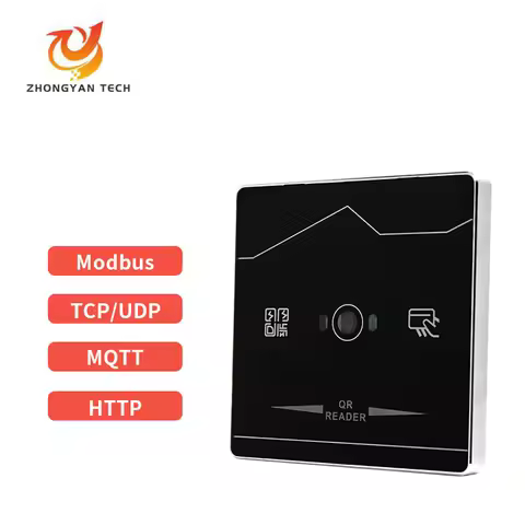 2024 New Product QR Code Scan RJ45 Network Reader Access Control System TCP HTTP MQTT Modbus 2D IC C