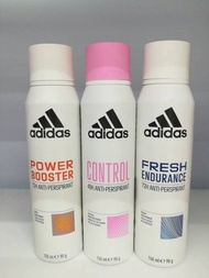 Adidas อาดิดาส สเปรย์ สำหรับผู้หญิง 150 มล. สเปรย์ระงับกลิ่นกาย ผู้หญิง 3 กลิ่น ให้เลือก